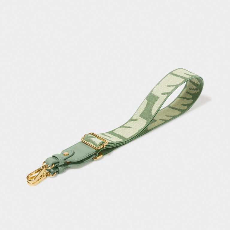 Katie Loxton Seafoam Green & Ivory Abstract Canvas Strap