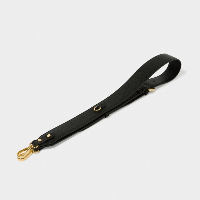 Katie Loxton Black PU Strap