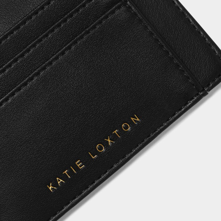 Katie Loxton Black Lily Card Holder