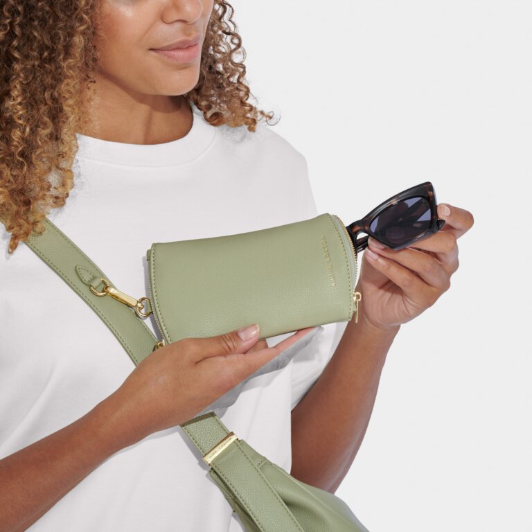 Katie Loxton Soft Sage Clip On Sunglasses Case