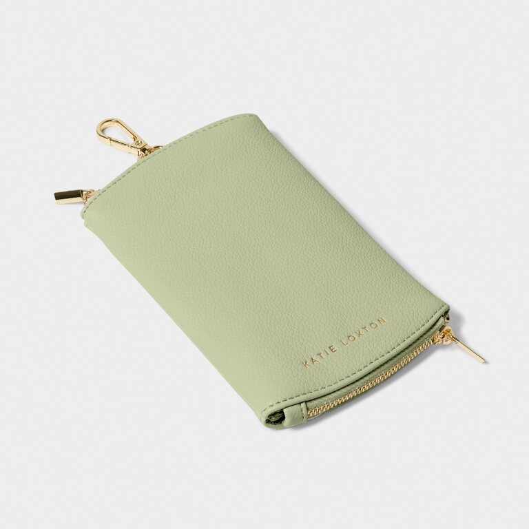 Katie Loxton Soft Sage Clip On Sunglasses Case