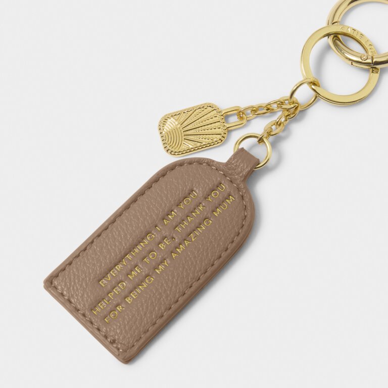 Katie Loxton Mocha My Amazing Mum Keepsake Charm Keyring