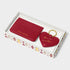 Katie Loxton Garnet Red One In A Million Hert Keyring & Card Holder Set