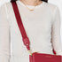 Katie Loxton Garnet Red Stripe Canvas Strap