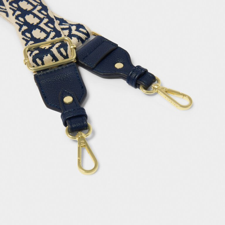 Katie Loxton Midnight Blue Abstract Canvas Strap