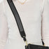 Katie Loxton Black Stripe Canvas Strap