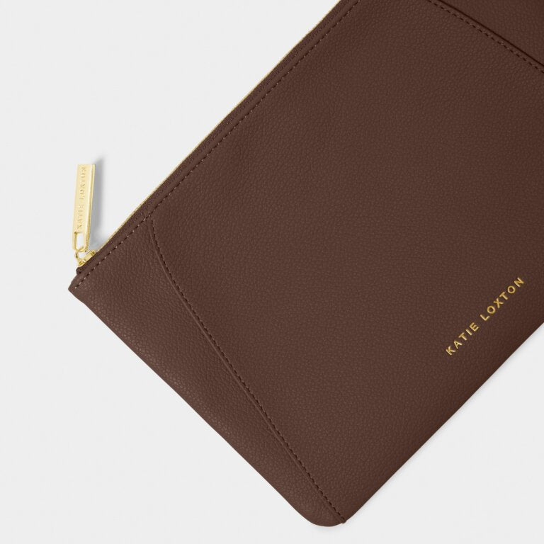 Katie Loxton Chocolate Hana Pouch