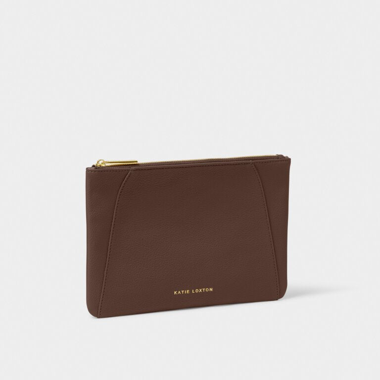 Katie Loxton Chocolate Hana Pouch