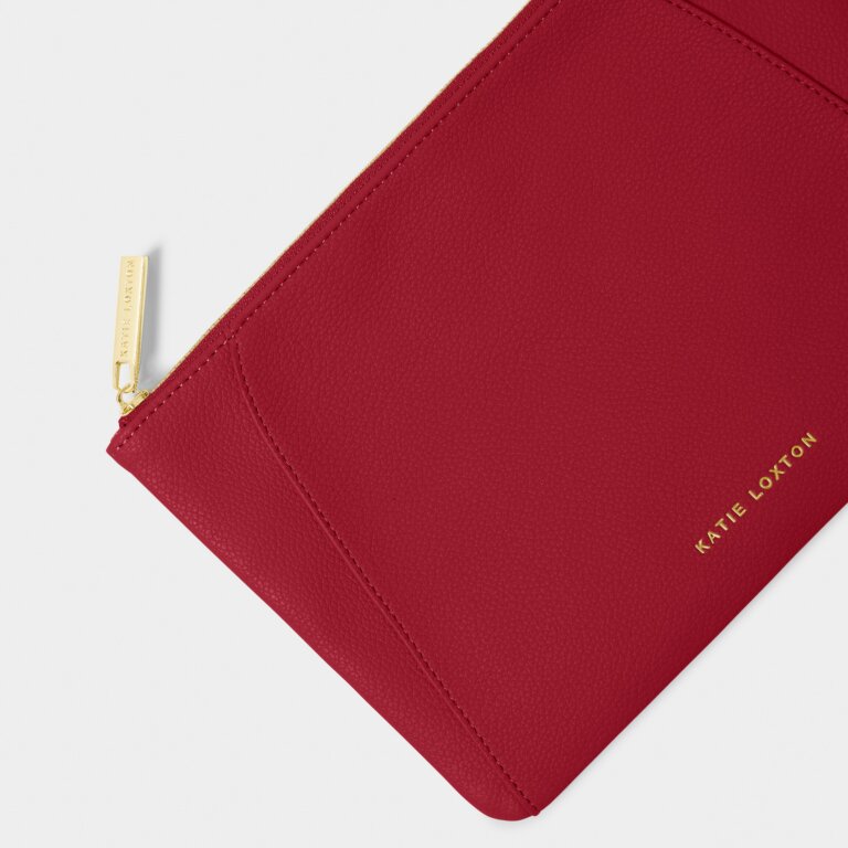 Katie Loxton Garnet Red Hana Pouch