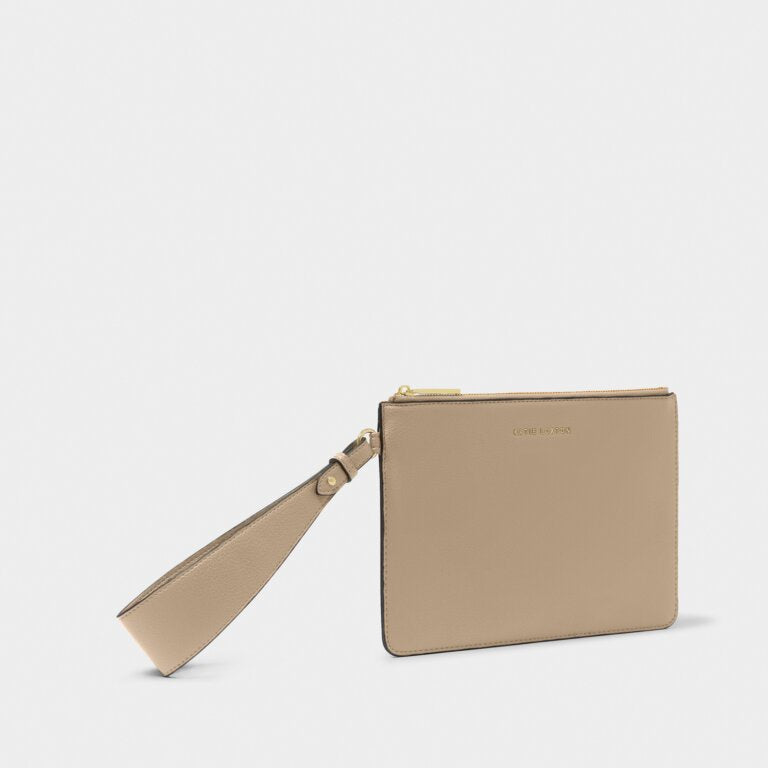 Katie Loxton Light Taupe Marni Wristlet Pouch