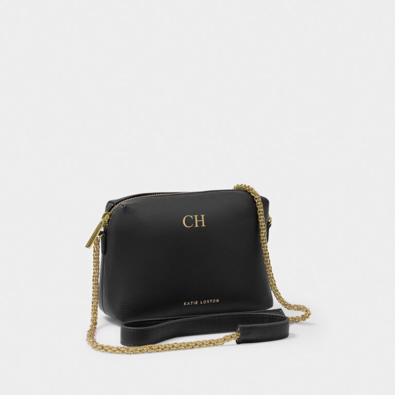 Katie Loxton Black Margot Crossbody Bag