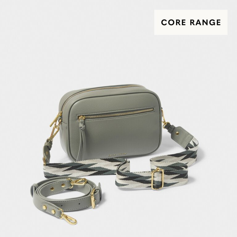 Katie Loxton Graphite Green Hallie Crossbody Bag