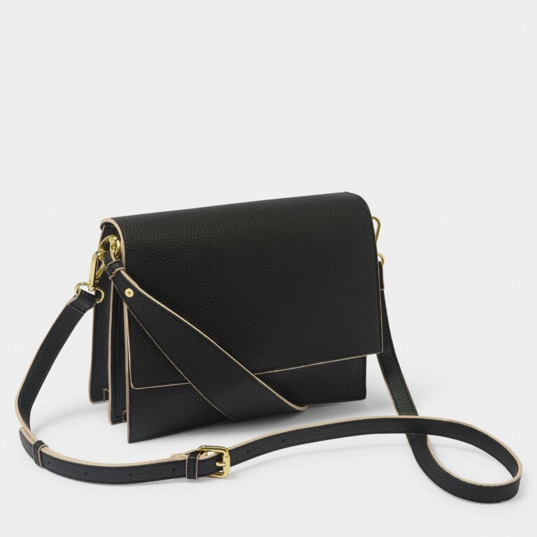 Katie Loxton Black Orla Crossbody Bag