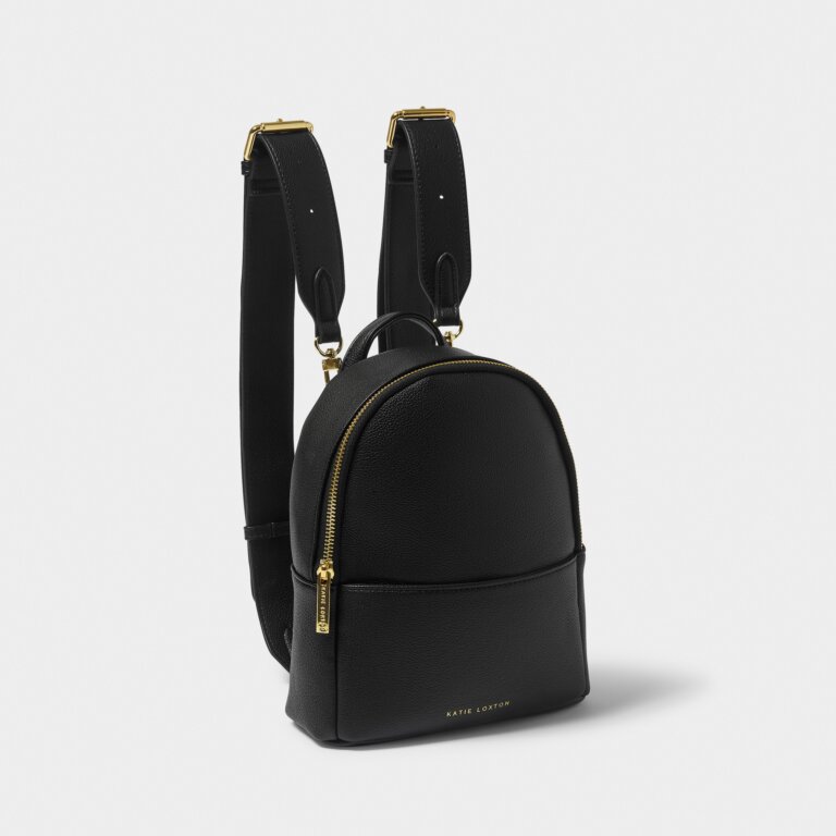 Katie Loxton Black Mika Small Backpack