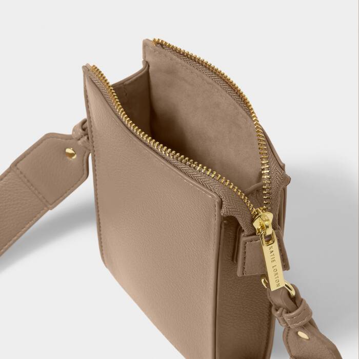 Katie Loxton Mocha Effie Slim Crossbody Bag