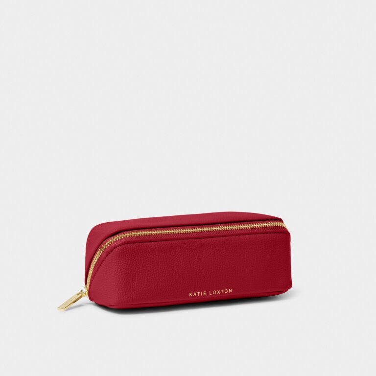 Katie Loxton Garnet Red Small Make Up Bag