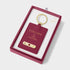 Katie Loxton Deep Red January Birthstone Keyring