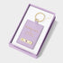 Katie Loxton Lilac February Birthstone Keyring