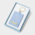 Katie Loxton Aqua Blue March Birthstone Keyring