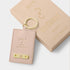 Katie Loxton Nude Pink July Birthstone Keyring