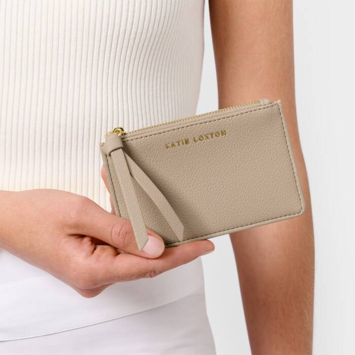 Katie Loxton Light Taupe Hallie Coin & Cardholder