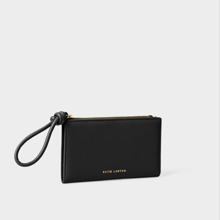 Katie Loxton Black Asha Fold-Out Wristlet