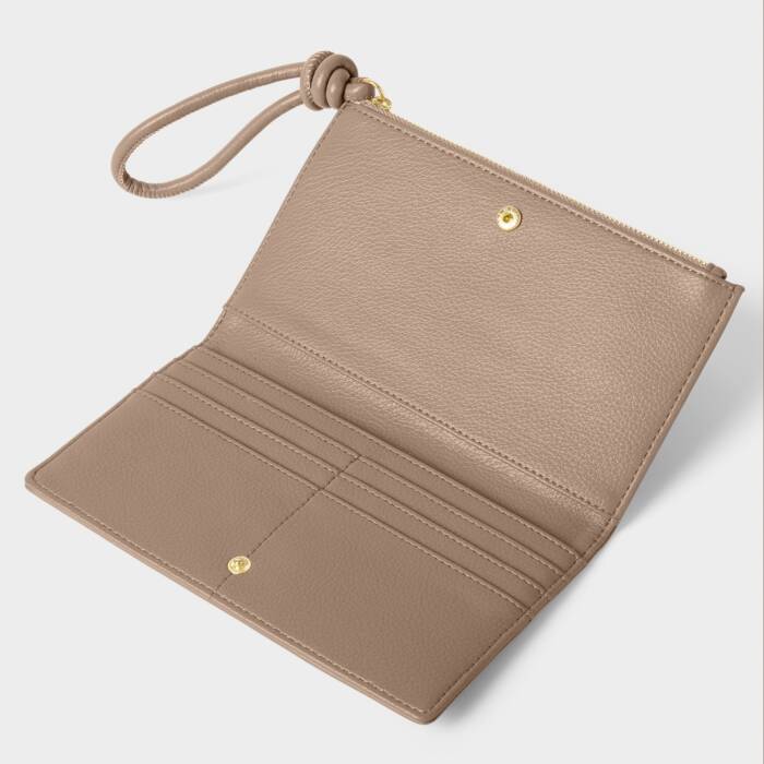 Katie Loxton Mocha Asha Fold-Out Wristlet