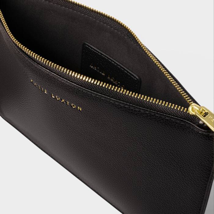 Katie Loxton Black Hallie Wristlet Pouch