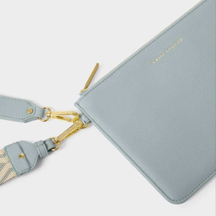 Katie Loxton Duck Egg Blue Hallie Wristlet Pouch