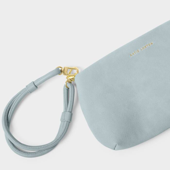 Katie Loxton Blue Mist Suedette Asha Clutch