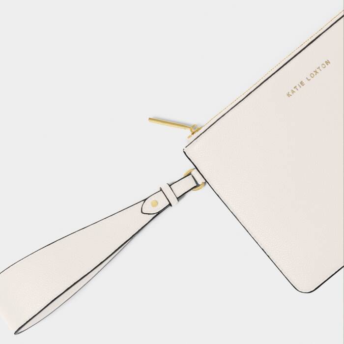 Katie Loxton Off White Marni Wristlet Pouch