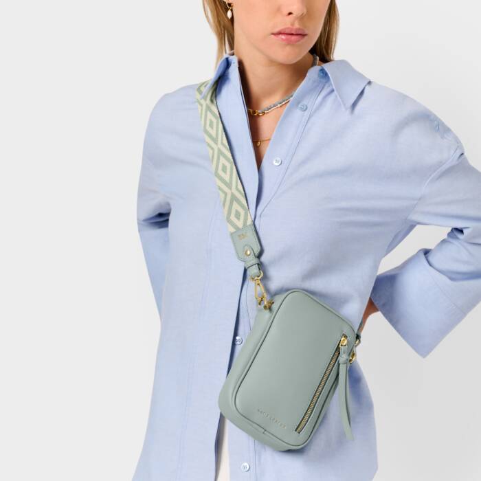 Katie Loxton Duck Egg Blue Hallie Small Crossbody Bag