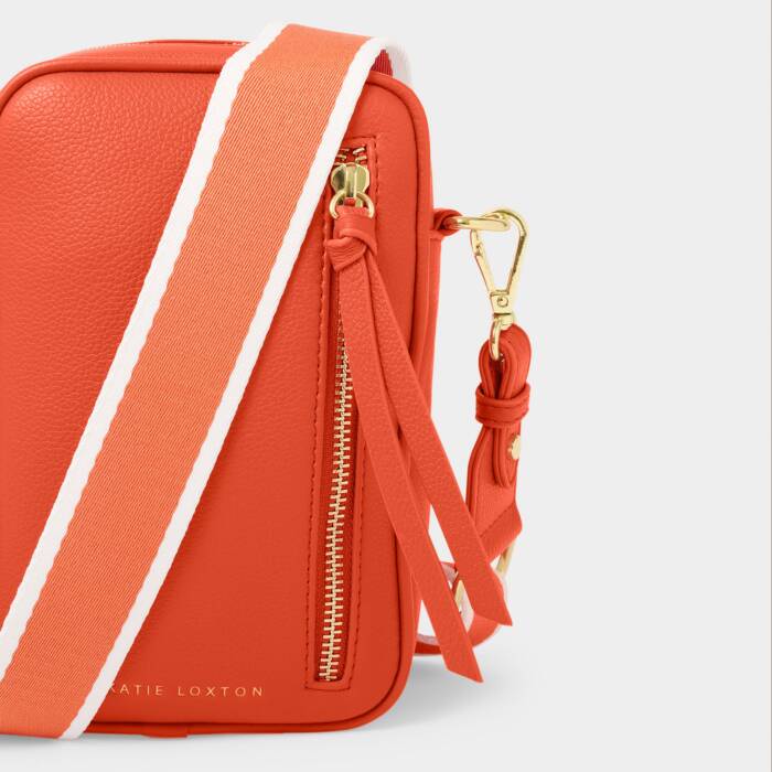 Katie Loxton Deep Orange Hallie Small Crossbody Bag