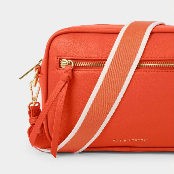 Katie Loxton Deep Orange Hallie Crossbody Bag