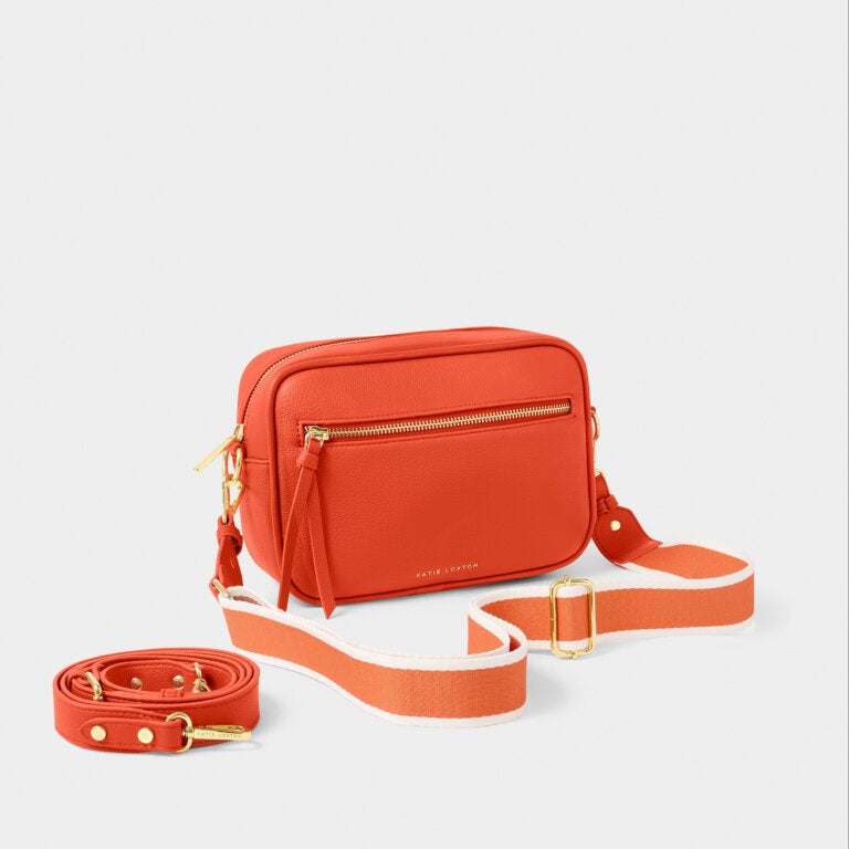 Katie Loxton Deep Orange Hallie Crossbody Bag