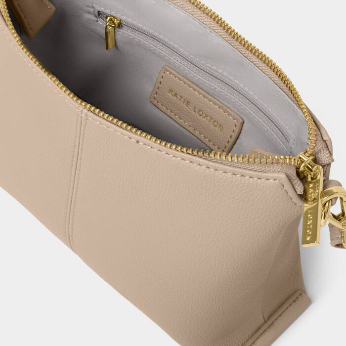 Katie Loxton Light Taupe Laila Slouch Crossbody Bag