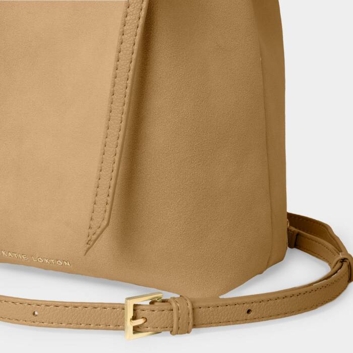 Katie Loxton Camel Suedette Celina Bucket Bag