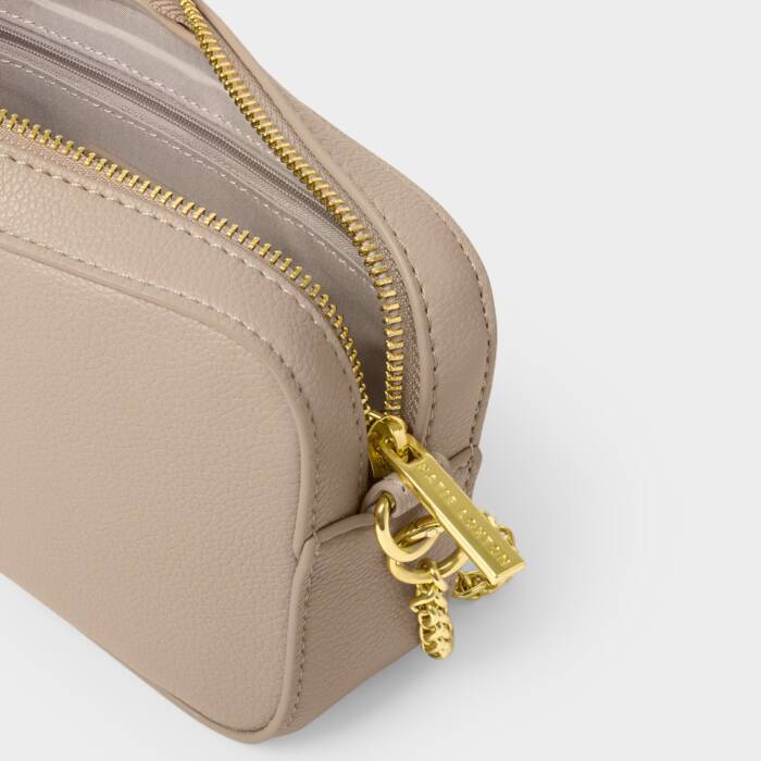 Katie Loxton Light Taupe Remi Slider Chain Crossbody Bag