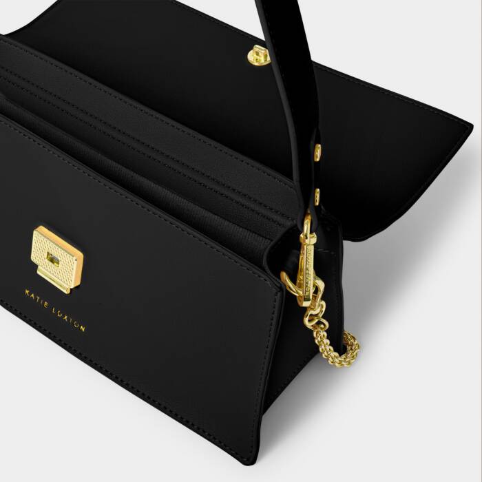 Katie Loxton Black Tori Chain Shoulder Bag