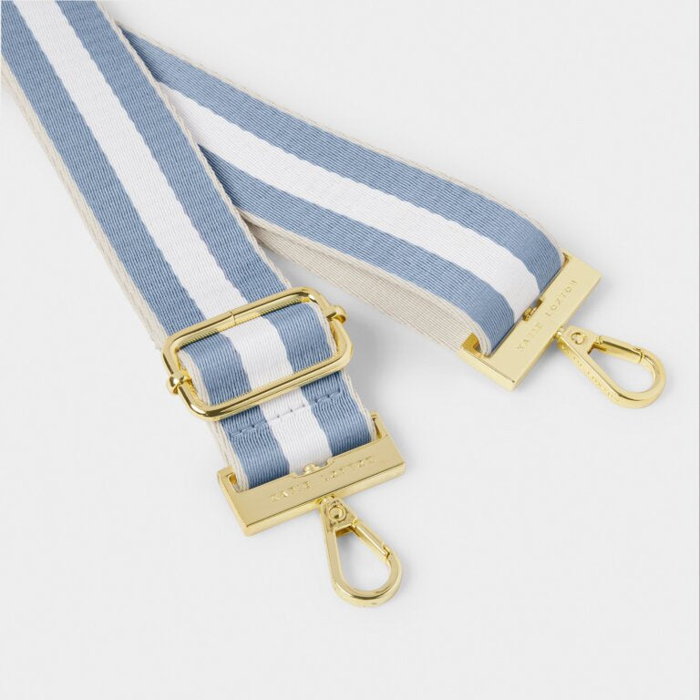 Katie Loxton Blue Aura Triple Stripe Canvas Strap