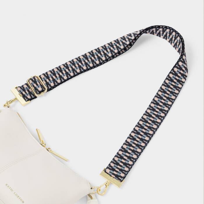 Katie Loxton Slate Zig Zag Canvas Strap