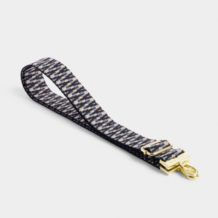 Katie Loxton Slate Zig Zag Canvas Strap