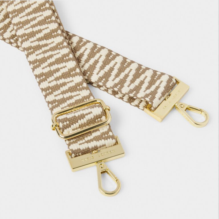 Katie Loxton Sand Zig Zag Canvas Strap