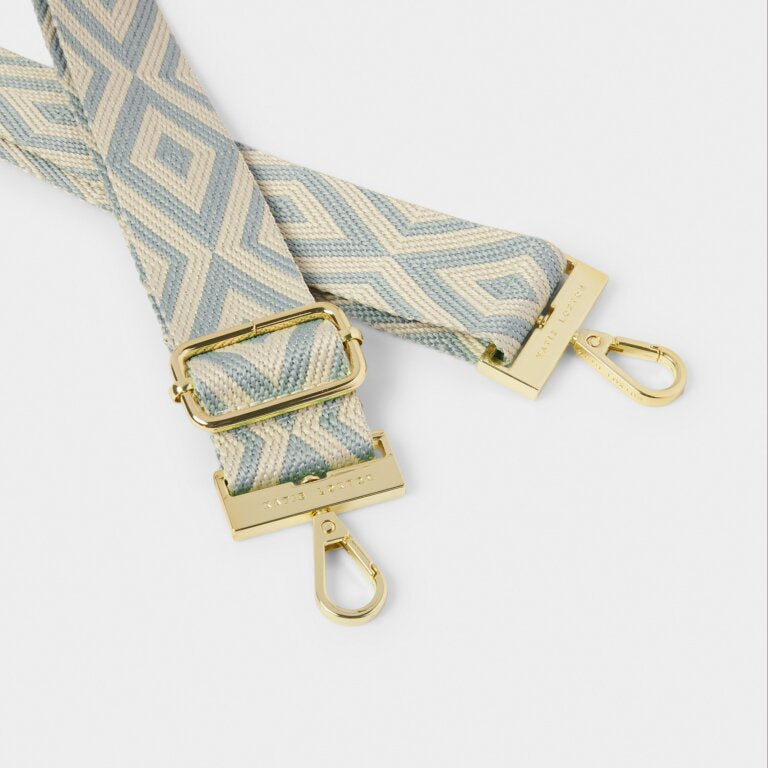 Katie Loxton Seafoam Geometric Canvas Strap