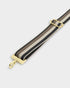 Katie Loxton Black Mocha Stripe Canvas Strap