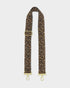 Katie Loxton Taupe Camel Leopard Canvas Strap