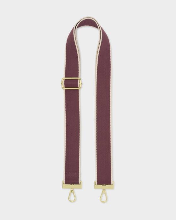Katie Loxton Cherry Stripe Canvas Strap