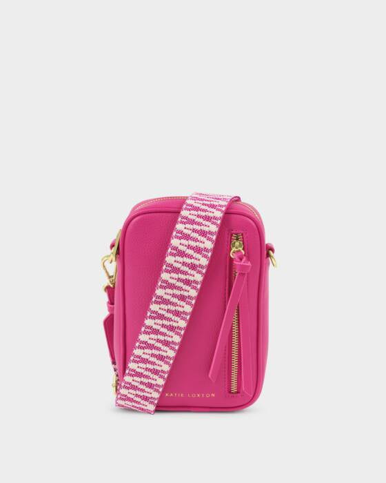 Katie Loxton Fuchsia Hallie Small Crossbody Bag