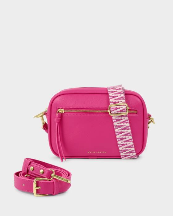 Katie Loxton Fuchsia Hallie Crossbody Bag
