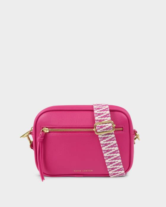 Katie Loxton Fuchsia Hallie Crossbody Bag